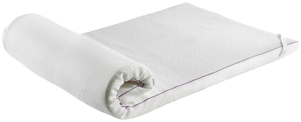 TOPPER Palermo 90/200 cm Höhe ca.  - Weiß, Basics, Textil (90/200cm) - Sleeptex