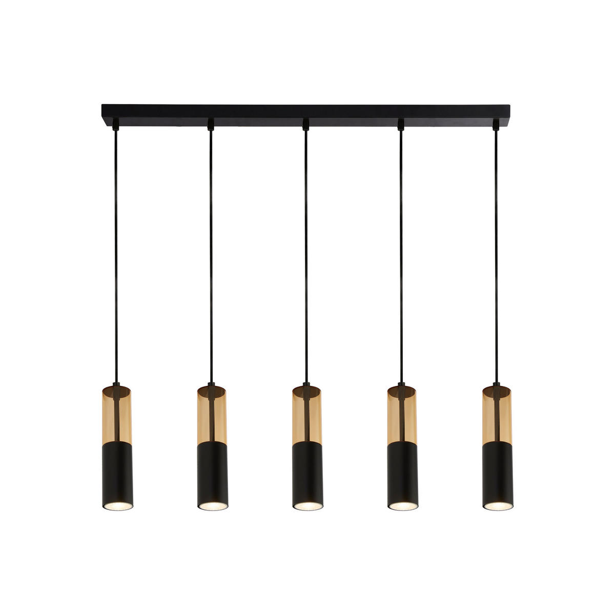SVJETILJKA VISEĆA    94/5,5/120 cm    Merrygold  - crna/boje jantara, Design, metal/plastika (94/5,5/120cm)
