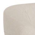 CHESTERFIELD-SOFA Flachgewebe Beige  - Eichefarben/Beige, Trend, Holz/Textil (191/78/84cm) - Ambia Home