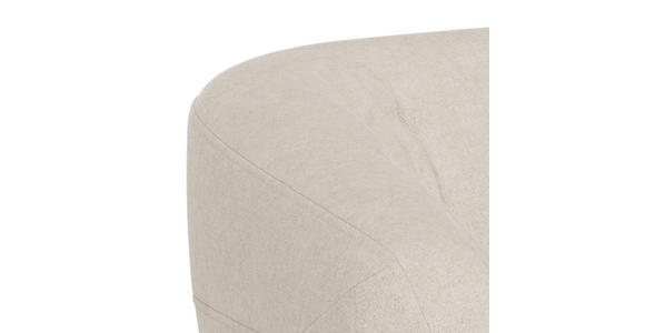 CHESTERFIELD-SOFA Flachgewebe Beige  - Eichefarben/Beige, Trend, Holz/Textil (191/78/84cm) - Ambia Home