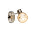 STRAHLER - Silberfarben, MODERN, Glas/Metall (9/12,5/11,5cm)