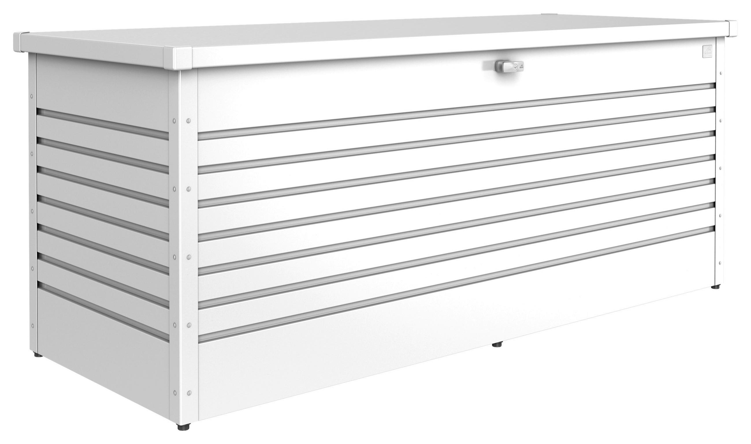  KISSENBOX 201/83/79 cm Metall Weiß  - Weiß, Basics, Metall (201/83/79cm) - Biohort
