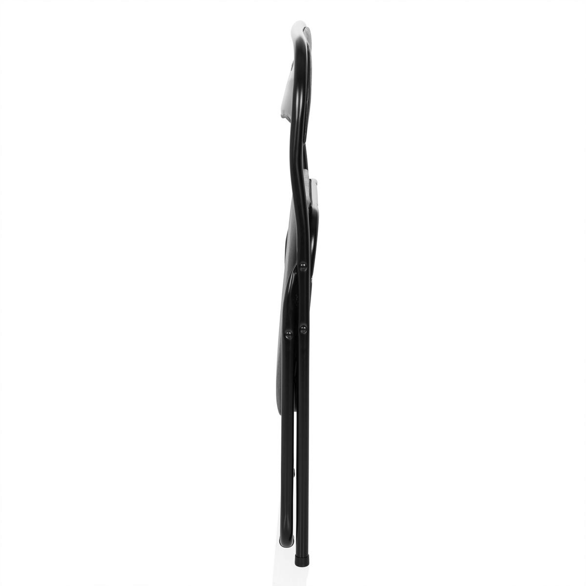 SKLÁDACÍ ŽIDLE, černá - černá, Moderní, kov (44/81/48cm) - MID.YOU