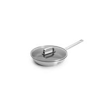 SAUTEUSE STEEL 4 L  - Grau, Basics, Glas/Metall (24cm) - WOLL