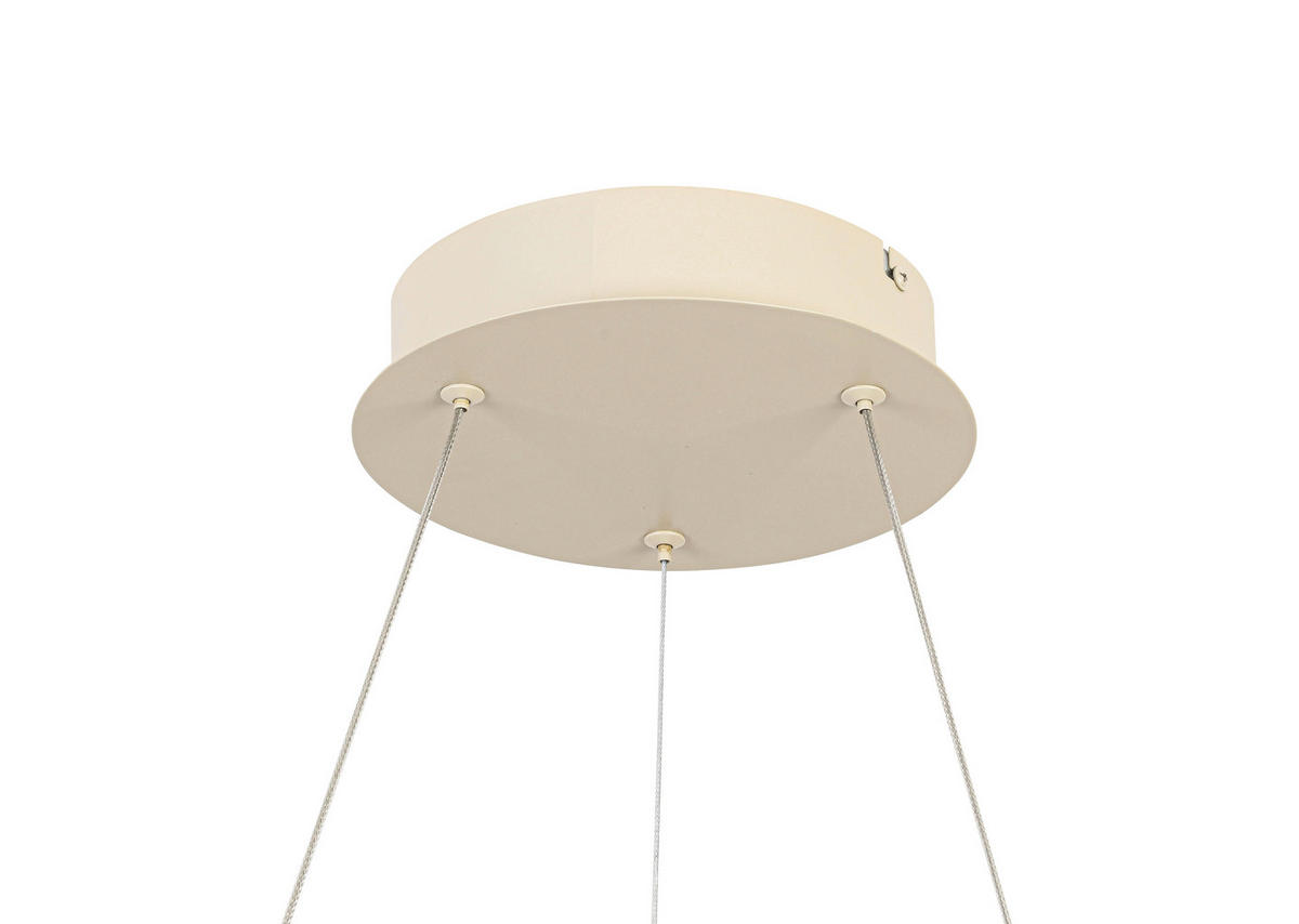 ZÁVĚSNÉ LED SVÍTIDLO, 60,5/175,5 cm  - pískové barvy, Design, kov/plast (60,5/175,5cm) - Novel