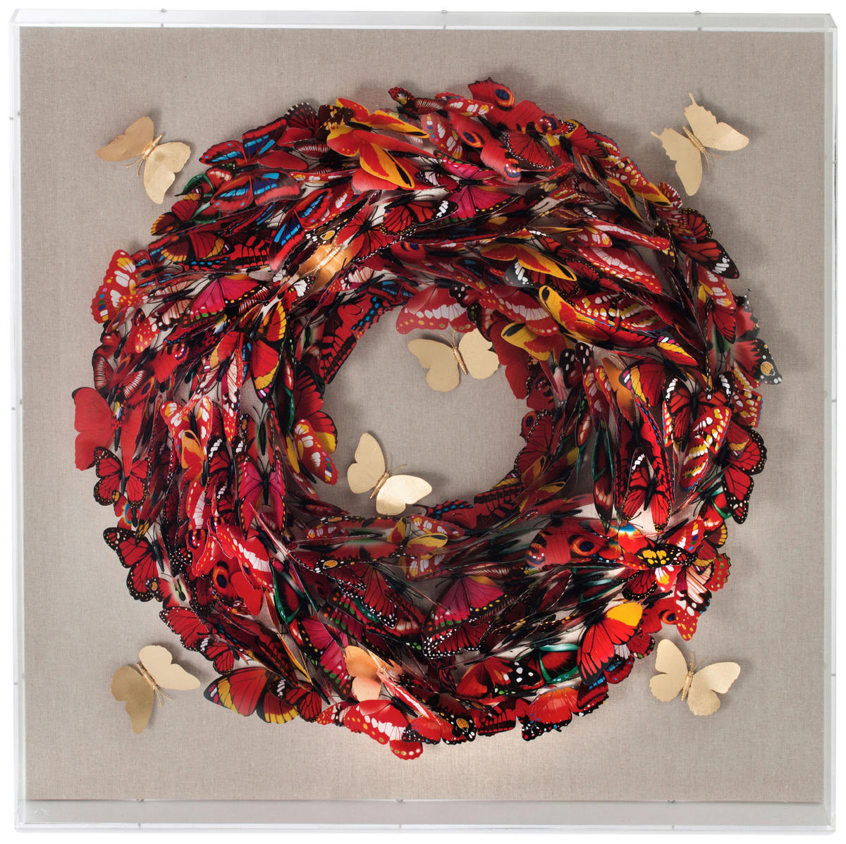 TAVLA 80/80/8 cm  - multicolor, Lifestyle, trämaterial (80/80/8cm) - Kayoom