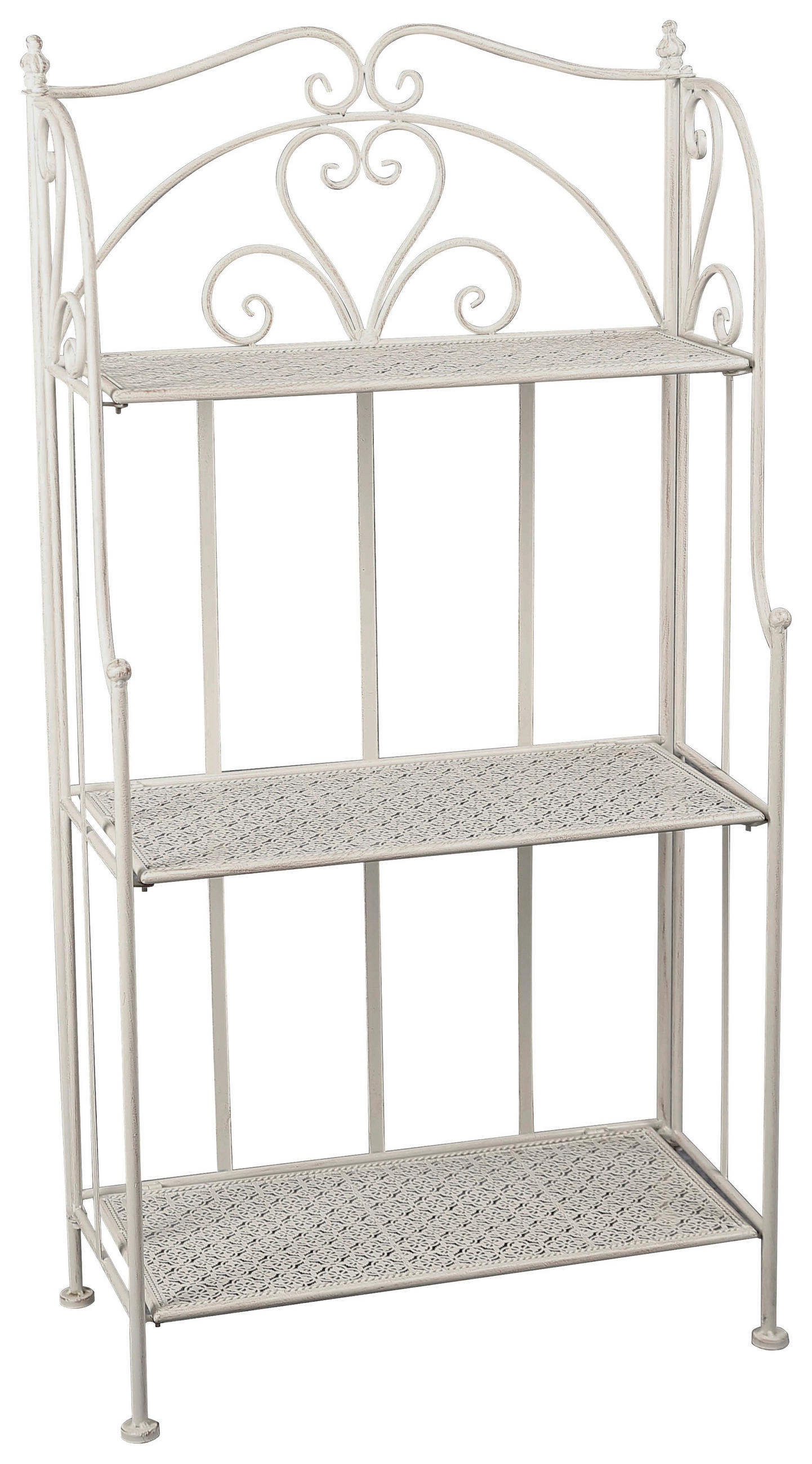 Regal Eisen Nadim 1 B 59cm, Weiß