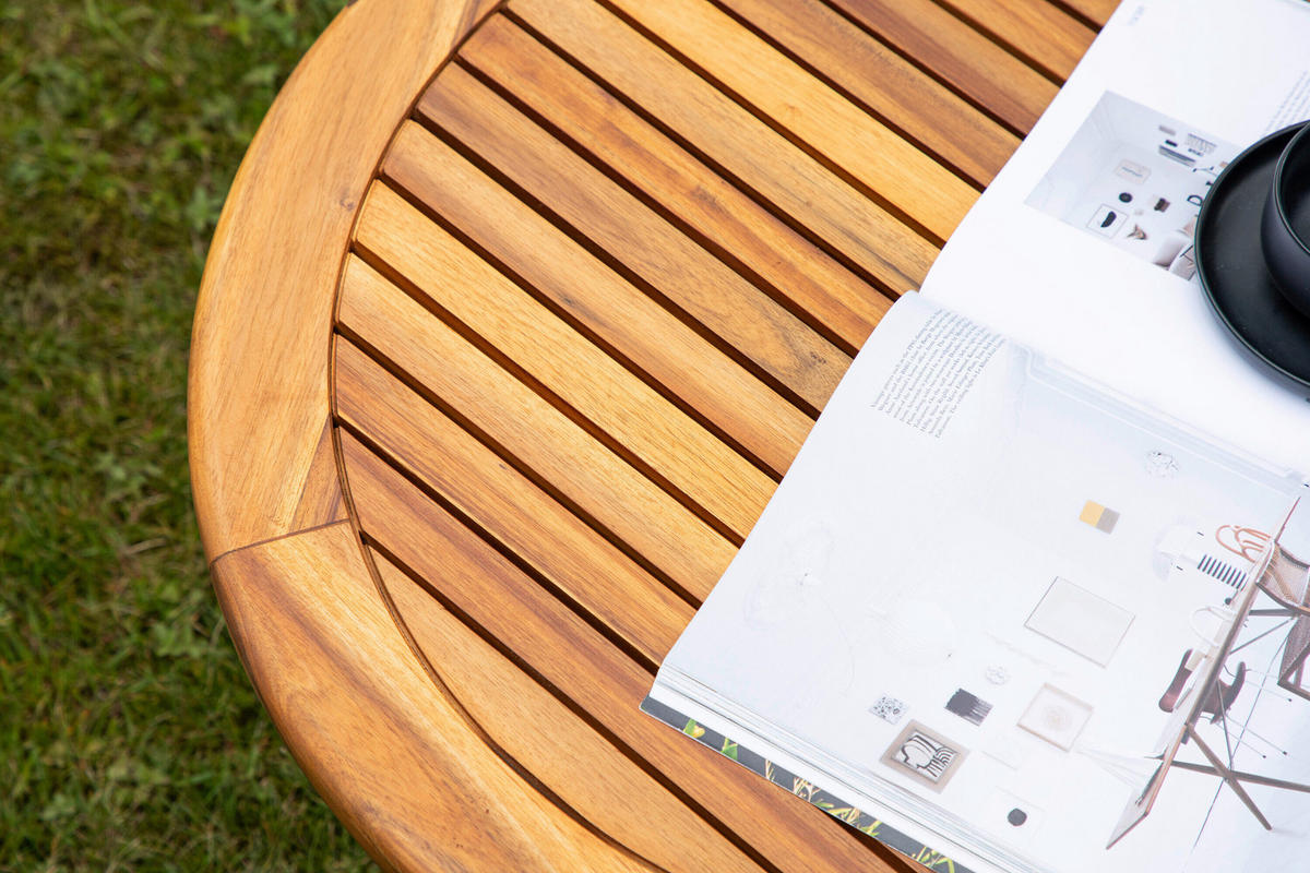 UTEBORD trä nej  - naturfärgad, Modern, trä (70/40cm) - Gardenson