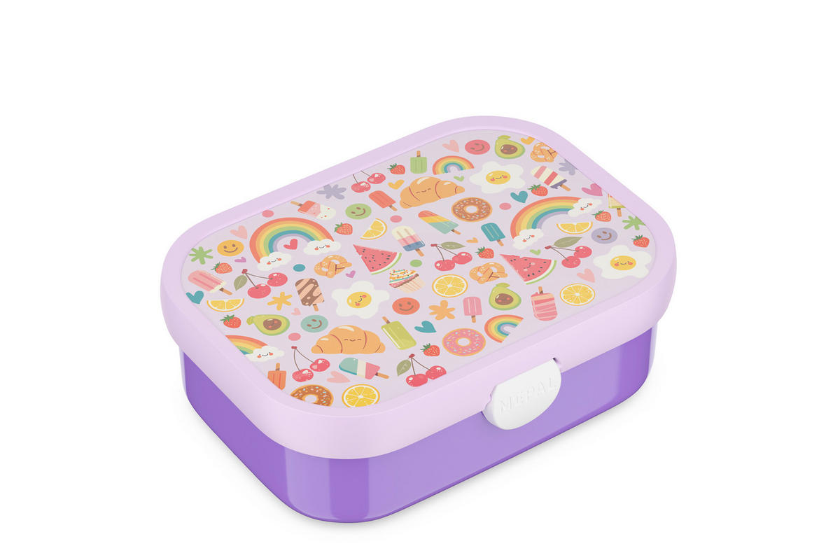 PAUSENSET Campus  - Multicolor/Rosa, KONVENTIONELL, Kunststoff (20,5/7,5/18,8cm) - Mepal