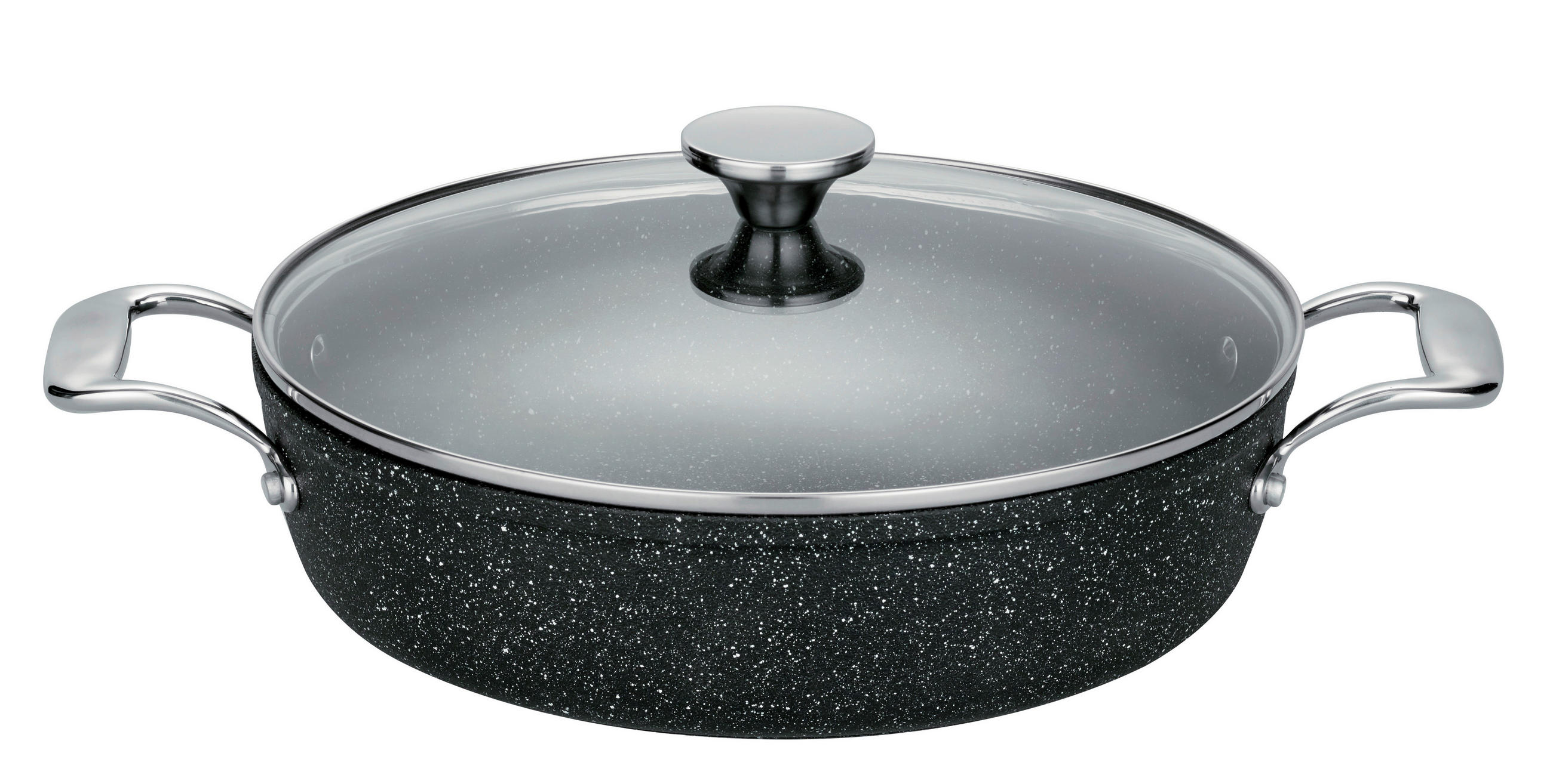 SERVÍROVACÍ PÁNEV  28 cm  - černá, Basics, kov (28cm) - ELO