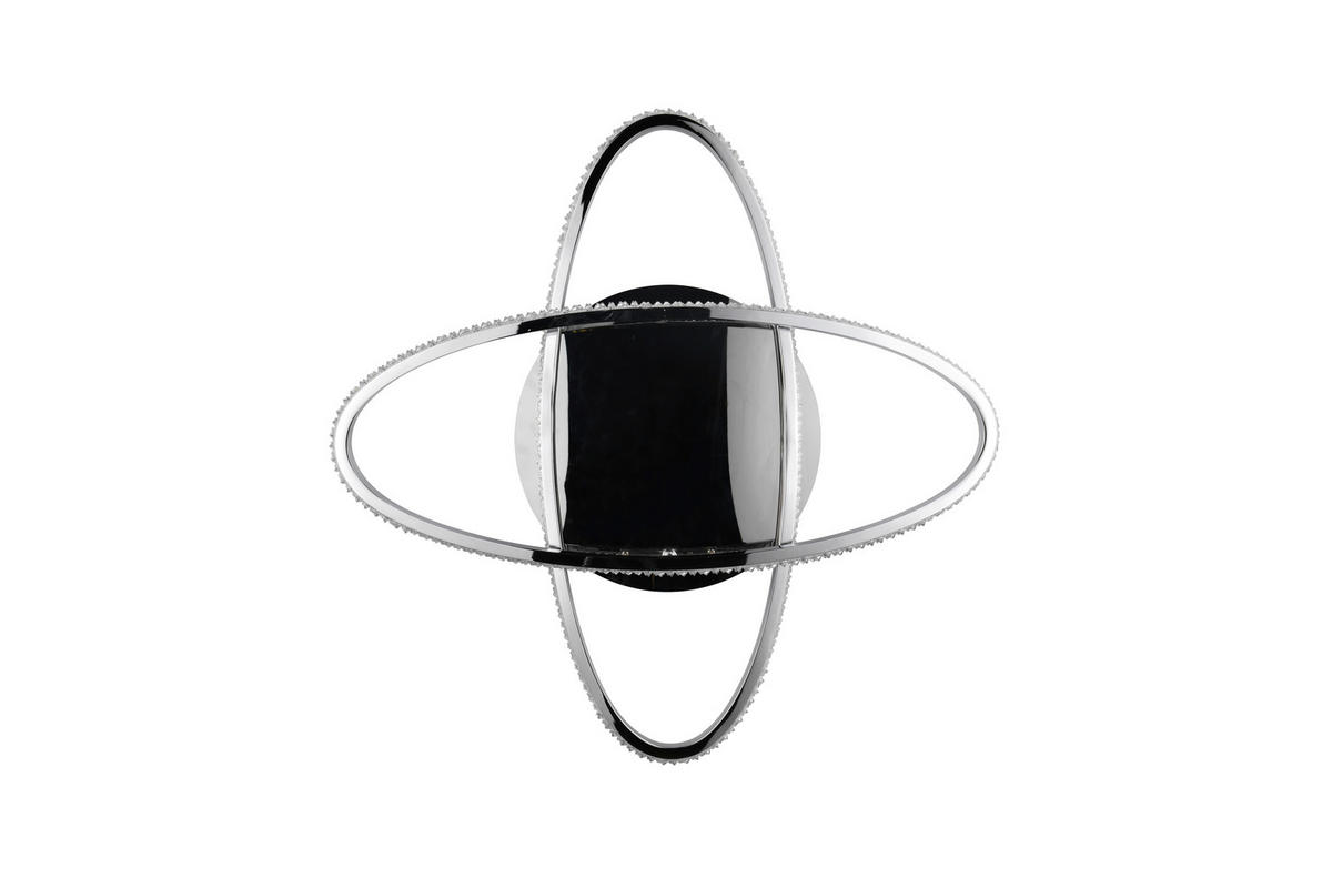 LED-DECKENLEUCHTE Lane 58/9 cm   - Chromfarben, KONVENTIONELL, Metall (58/9cm)