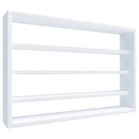 WANDREGAL 60/40/10 cm  - Weiss, Design, Holzwerkstoff (60/40/10cm) - MID.YOU