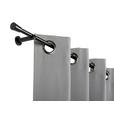 VORHANGSTANGENSET 100-190 cm  - Schwarz, Design, Metall (100-190cm) - Homeware