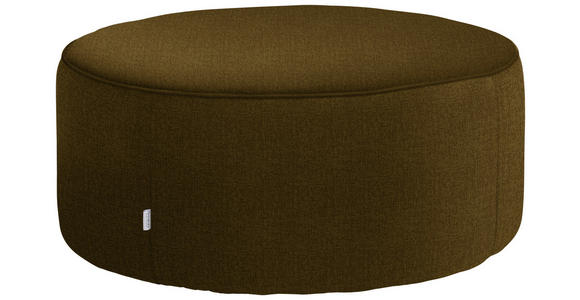 HOCKER in Textil Bronzefarben  - Bronzefarben, Design, Textil (80/33/80cm) - Belluti