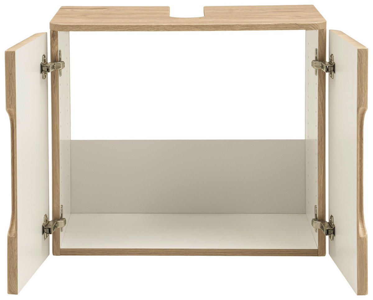 WASCHBECKENUNTERSCHRANK 61/53/35 cm  - Wildeiche, KONVENTIONELL, Holzwerkstoff (61/53/35cm) - Xora