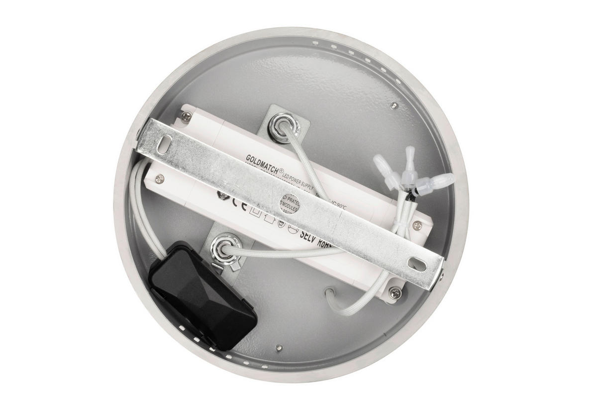 STROPNÍ LED SVÍTIDLO, 71/52/9 cm - barvy hliníku, Design, kov/plast (71/52/9cm) - Novel