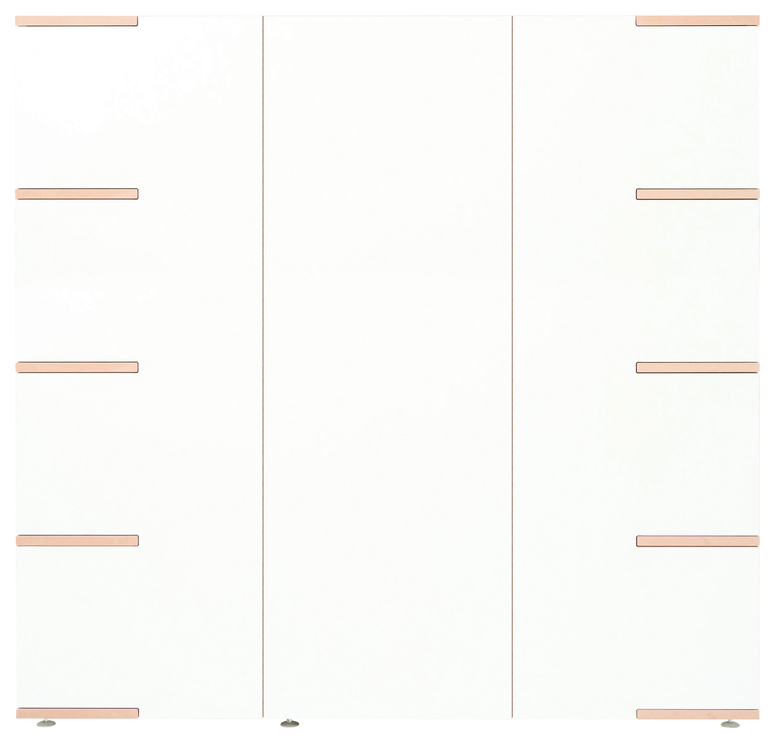 HIGHBOARD  in 150/145/45 cm  - Buchefarben/Alufarben, Design, Holzwerkstoff (150/145/45cm) - Tojo