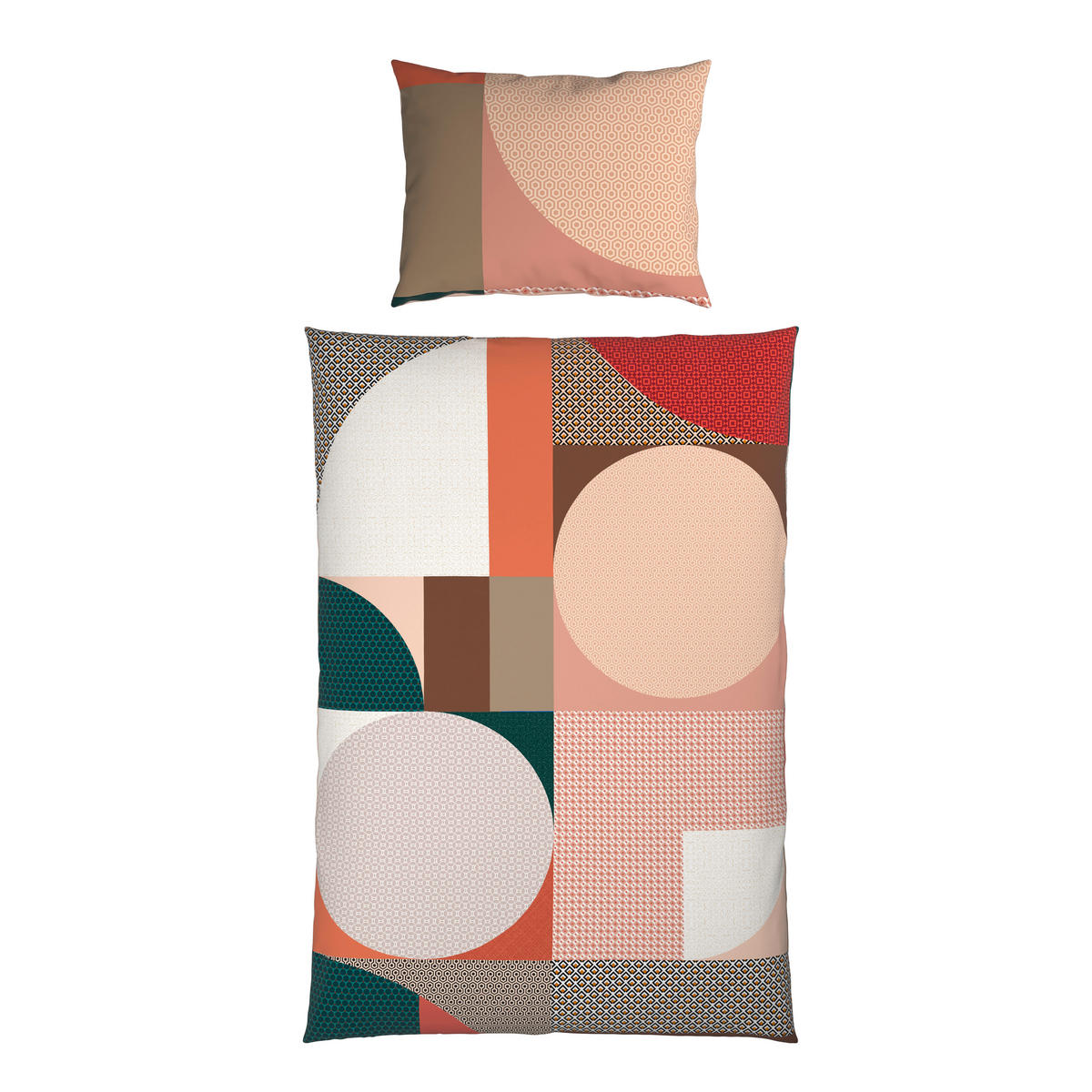 WENDEBETTWÄSCHE Winnow Satin 140/200 cm  - Multicolor, Basics, Textil (140/200cm) - Novel