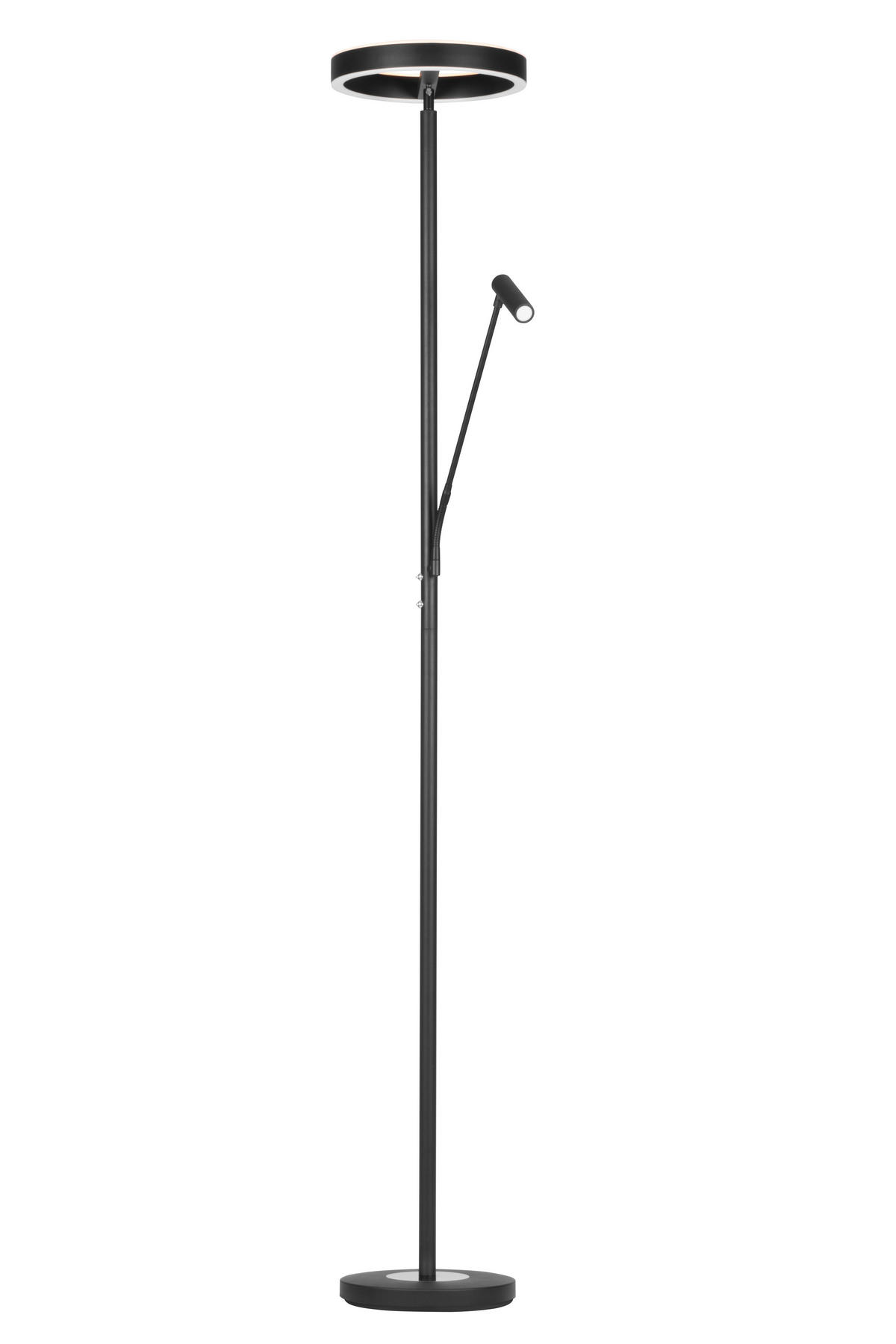 LED-DECKENFLUTER 28/180 cm    - Schwarz/Weiß, Design, Kunststoff/Metall (28/180cm) - Novel