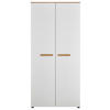 BABYKLEIDERSCHRANK  - Eiche Artisan/Weiß, Basics, Holzwerkstoff/Kunststoff (90/195/60cm) - My Baby Lou