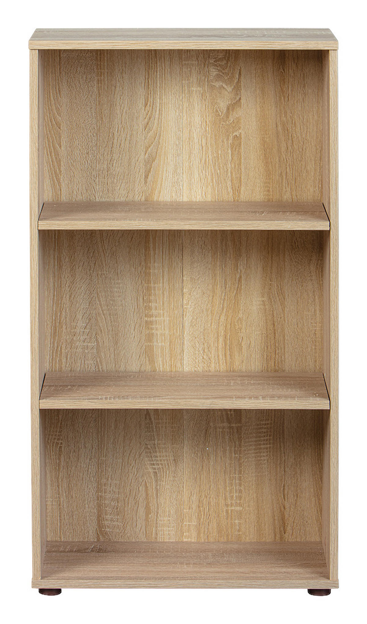 HYLLA i 60/110/30 cm Sonoma ek  - Sonoma ek/svart, Basics, trämaterial/plast (60/110/30cm) - MID.YOU