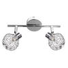 SPOTLIGHT Collar 27/8,5/17 cm   - kromfärg/transparent, Design, metall/glas (27/8,5/17cm)