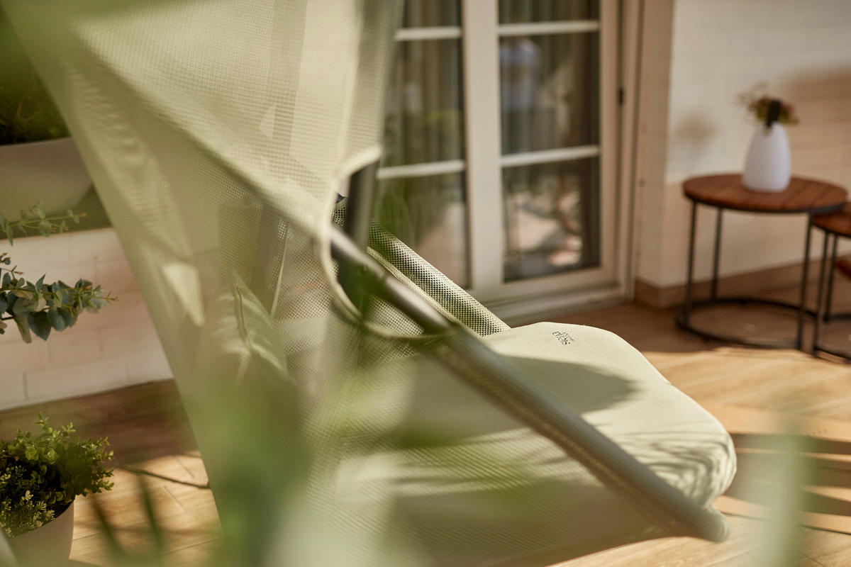 HÄNGESESSEL 123/192/102 cm Stahl  - Anthrazit/Grün, KONVENTIONELL, Kunststoff/Textil (123/192/102cm) - Siena Garden