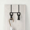 TÜRGARDEROBE Schwarz  - Schwarz, Basics, Kunststoff/Metall (11/30/22cm) - Umbra