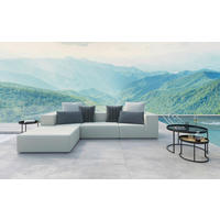 LOUNGESOFA  - Beige/Multicolor, Design, Textil (220/330cm) - Livetastic