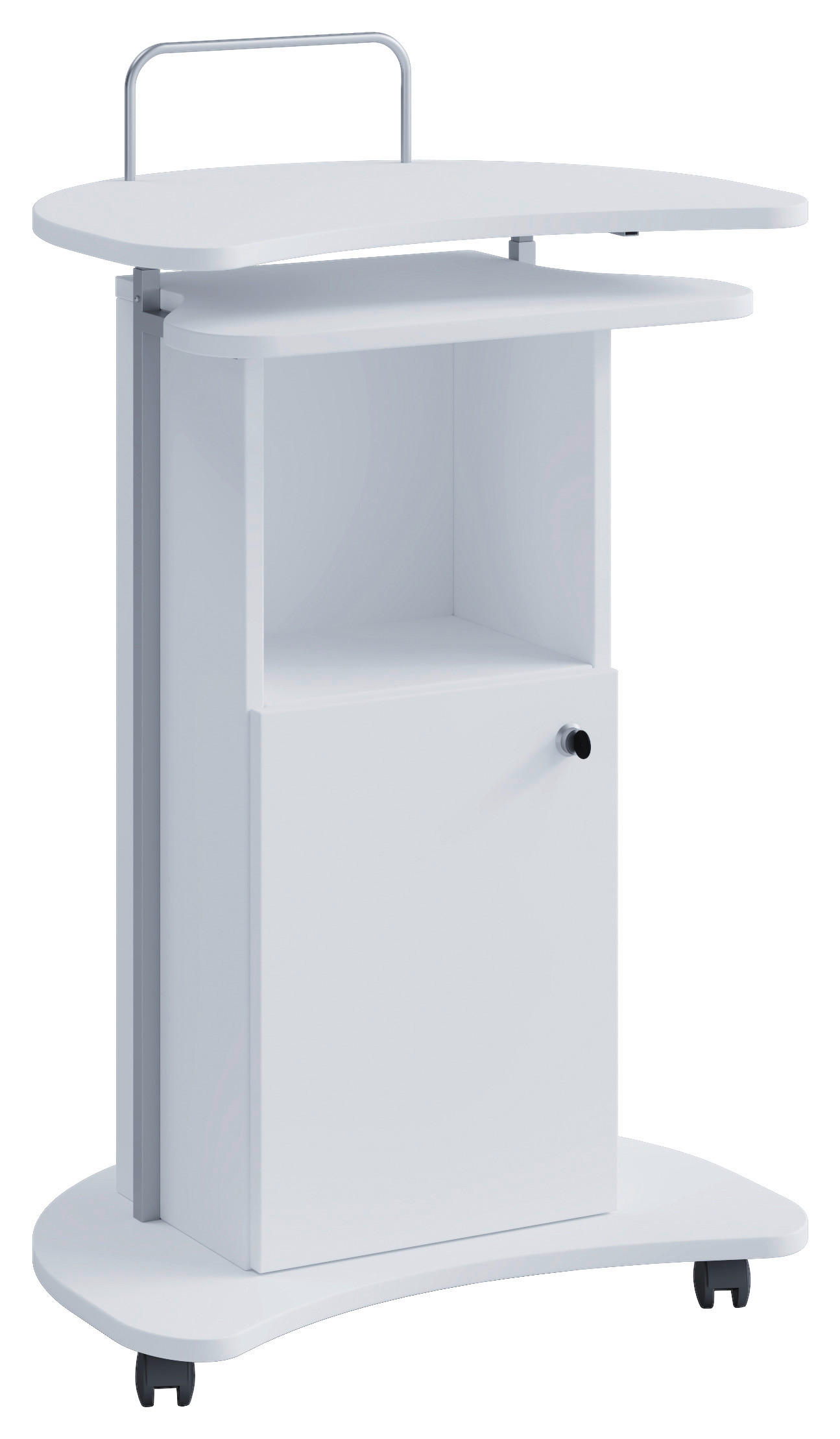 STEHPULT 56/41/93 cm  in Weiss  - Weiss, Basics, Holzwerkstoff (56/41/93cm) - MID.YOU