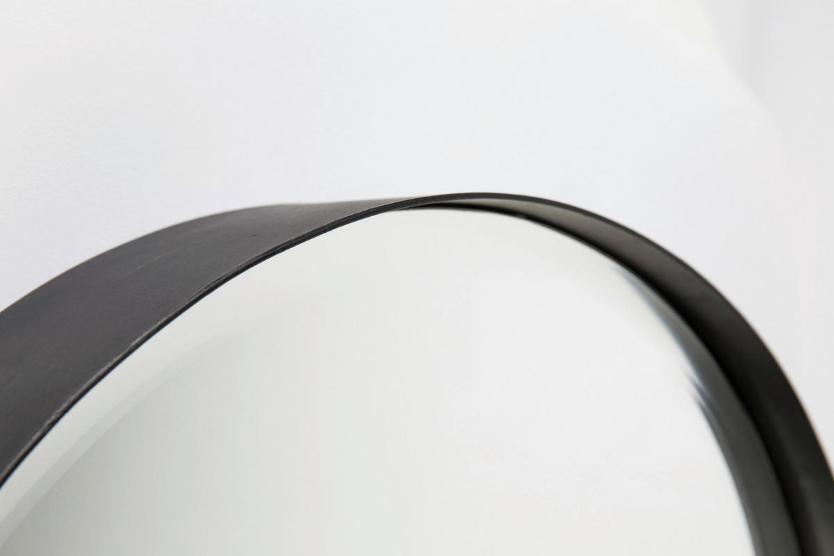 WANDSPIEGEL 36/36/7,5 cm  - Schwarz, Trend, Glas/Metall (36/36/7,5cm) - Zuiver