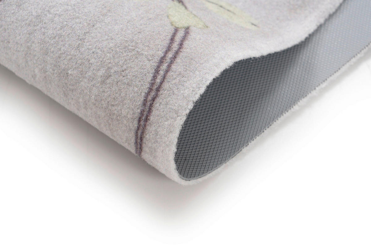 FUßMATTE 40/60 cm  - Silberfarben, Basics, Kunststoff/Textil (40/60cm) - Kayoom