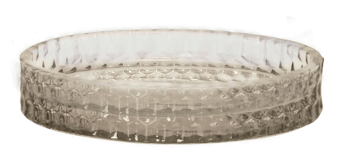 SEIFENSCHALE Glas  - Sandfarben, Basics, Glas (11,0/2,2cm) - Kleine Wolke