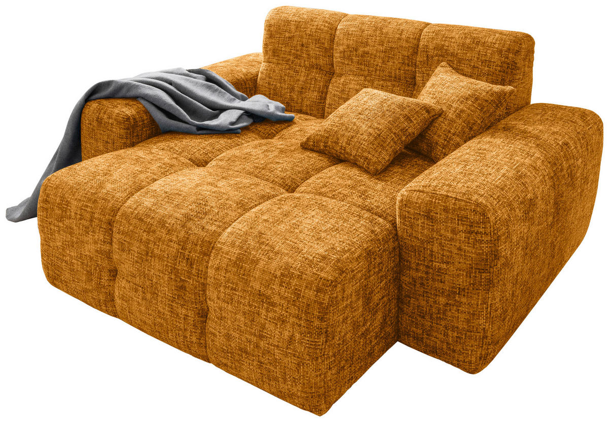 XXL-SESSEL - Goldfarben, MODERN, Kunststoff/Textil (181/87/155cm) - Livetastic