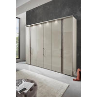 OMARA S KLASIČNIMI VRATI, siva  - siva/antracit, Design, kovina/steklo (300/236cm) - Dieter Knoll