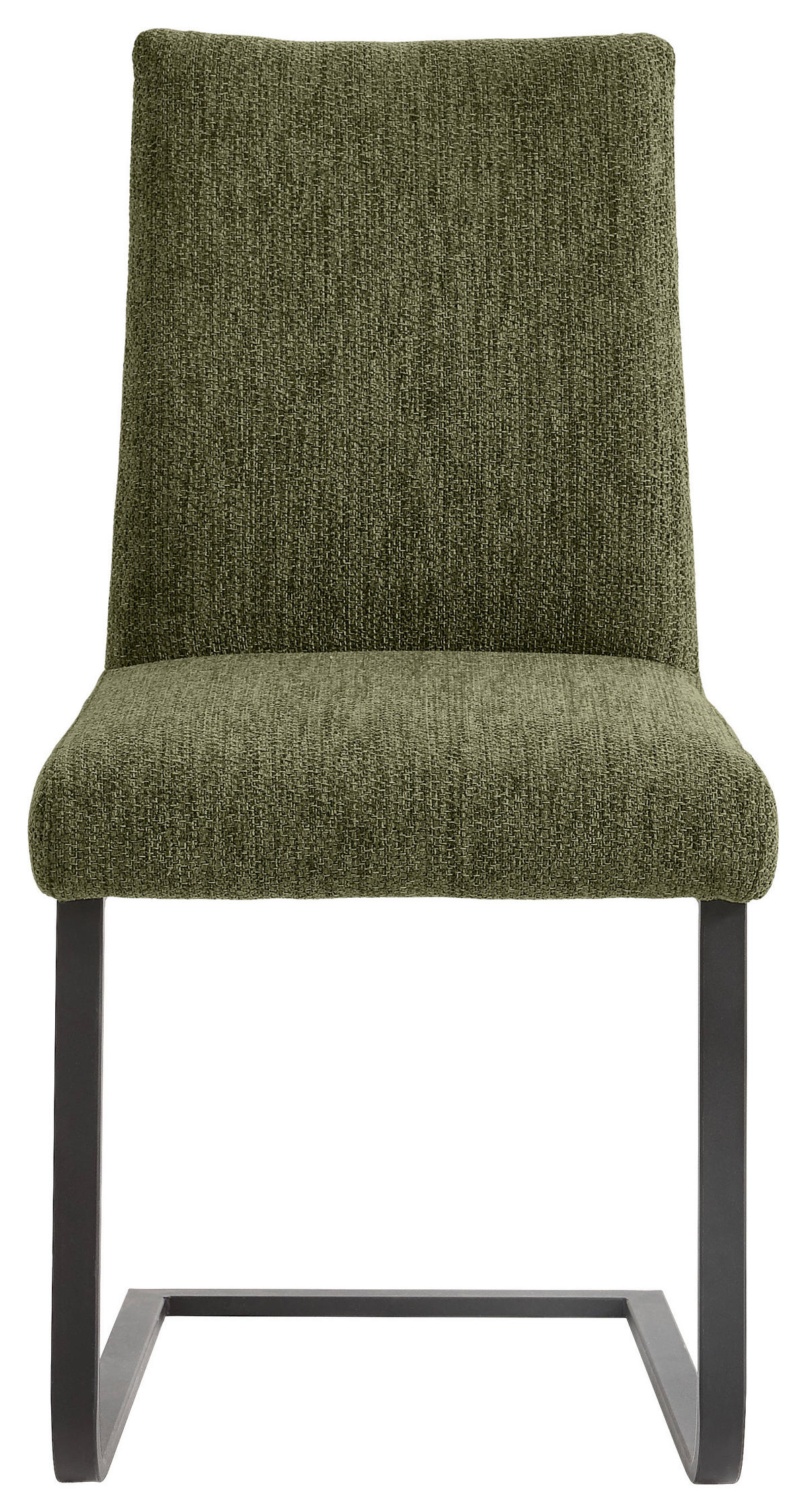 SCHWINGSTUHL  Lederauswahl, Stoffauswahl Flachgewebe  - Schwarz/Grün, Design, Textil/Metall (47/93/58cm) - Dieter Knoll
