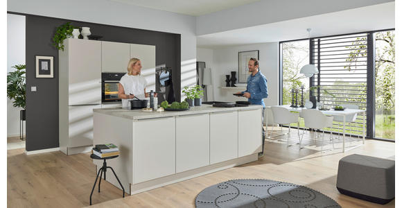 EINBAUKÜCHE   - Sandfarben/Sahara, Design, Holzwerkstoff - Dieter Knoll