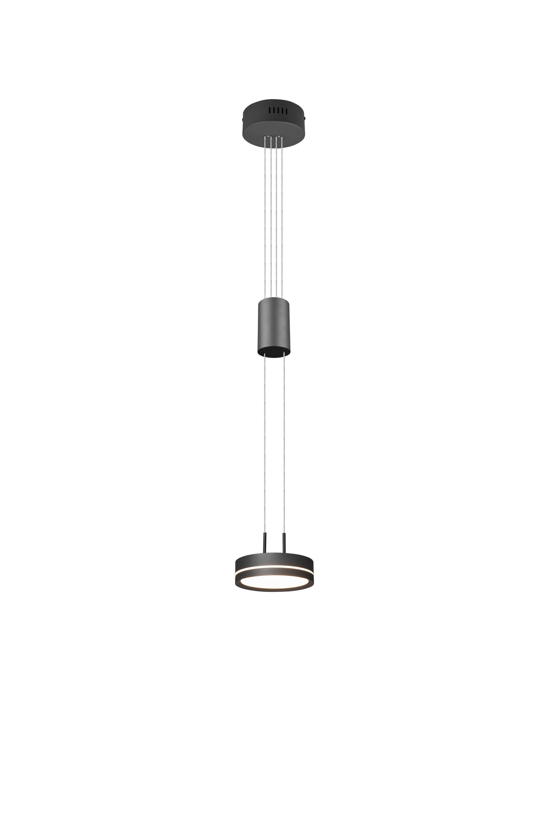 LED-HÄNGLAMPA 14/150 cm  - antracit, Basics, metall (14/150cm) - Trio Leuchten