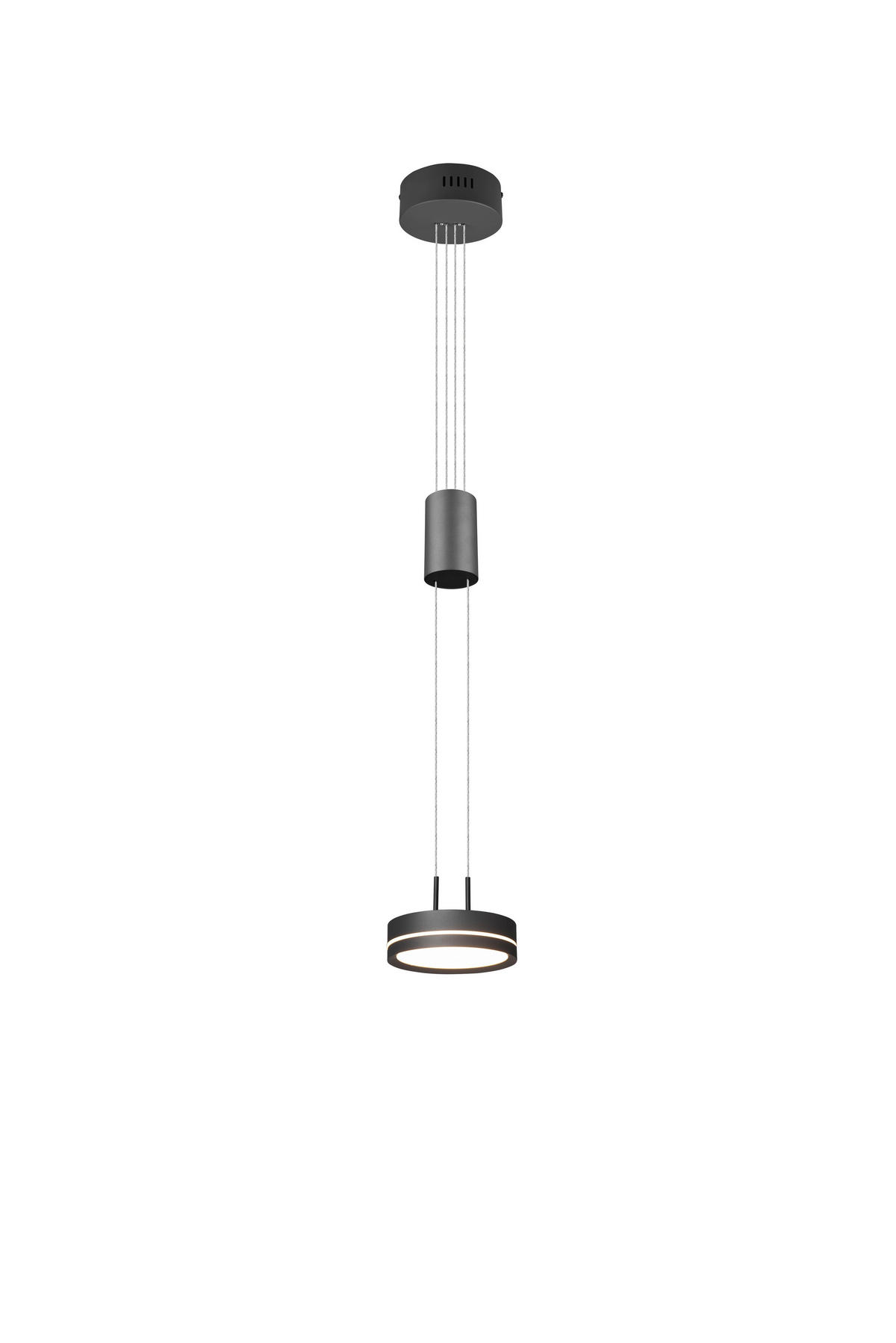 LED-HÄNGLAMPA 14/150 cm  - antracit, Basics, metall (14/150cm) - Trio Leuchten
