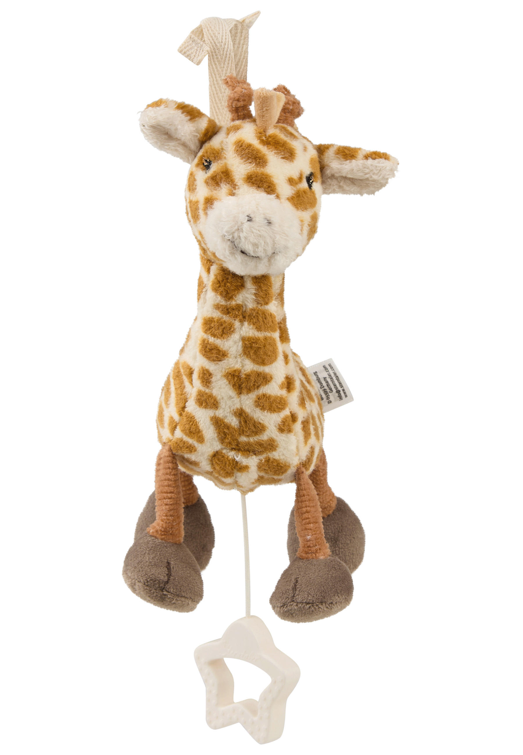 SPIELUHR Giraffe Kaya 20/15/7 cm  - Dunkelgelb, Basics, Textil (20/15/7cm) - Sterntaler