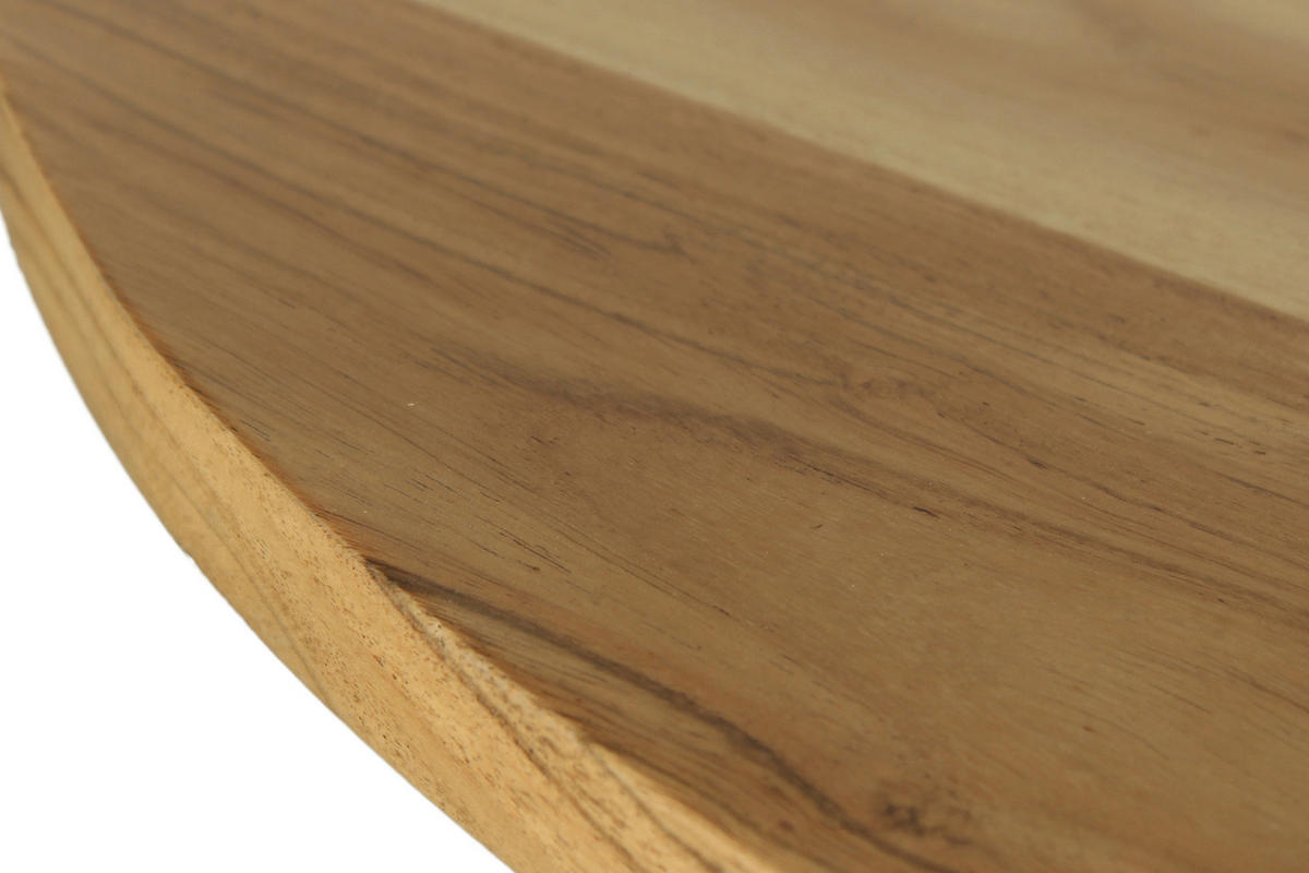 ESSTISCH in Holz, Metall 100/100/77 cm  - Schwarz/Akaziefarben, MODERN, Holz/Metall (100/100/77cm) - MID.YOU