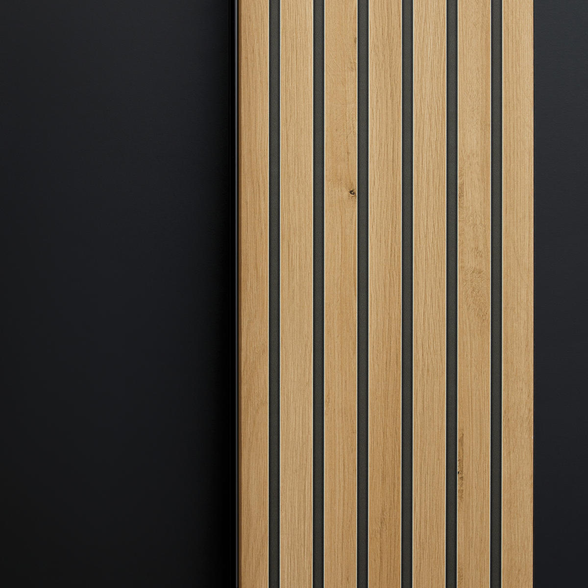 GARDEROB MED SKJUTDÖRRAR 135/198/65 cm 2-dörrar - grafitfärgad/svart, Klassisk, metall/trämaterial (135/198/65cm) - Carryhome