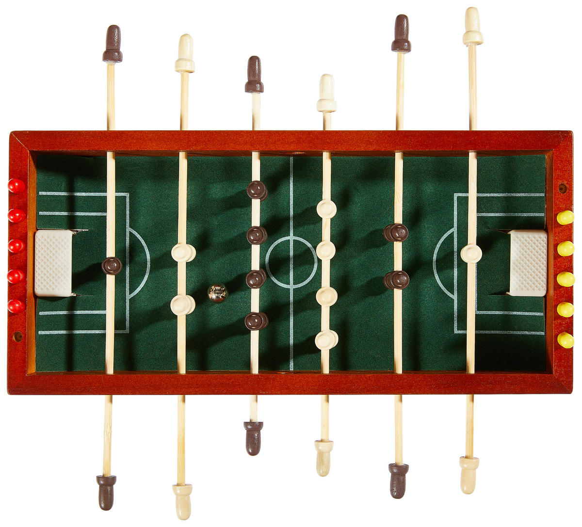 TISCHKICKER - Hellbraun/Dunkelbraun, Trend, Holz/Kunststoff (27,5/7/13,2cm)