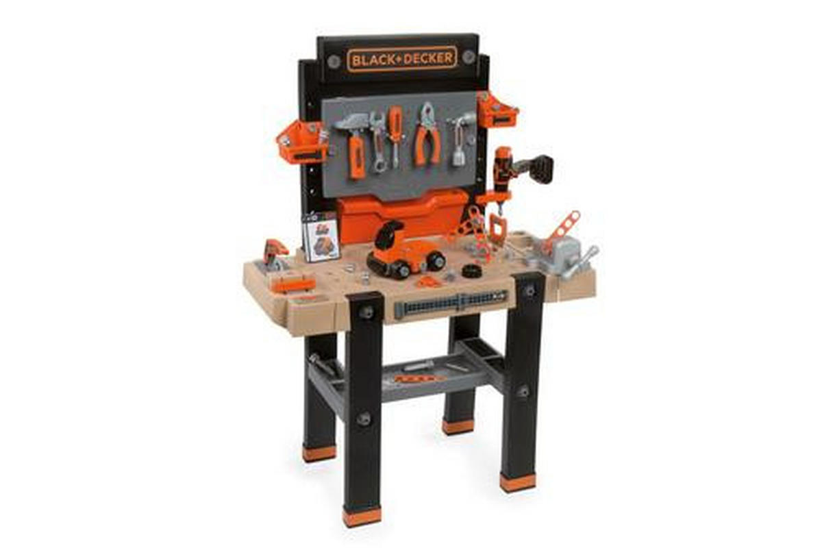 DĚTSKÁ KUTILSKÁ DÍLNA - vícebarevná, Basics, plast (58,5/16/75,3cm) - Black & Decker