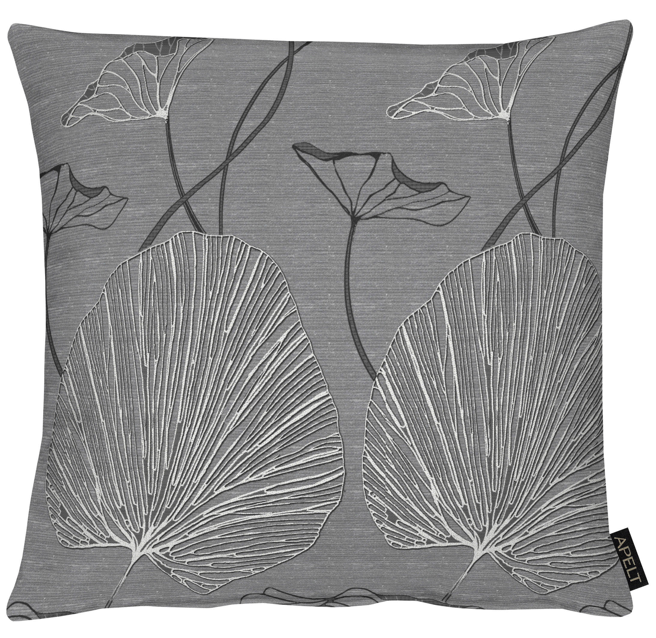 KISSENHÜLLE 46/46 cm  - Anthrazit, Design, Textil (46/46cm) - Ambiente