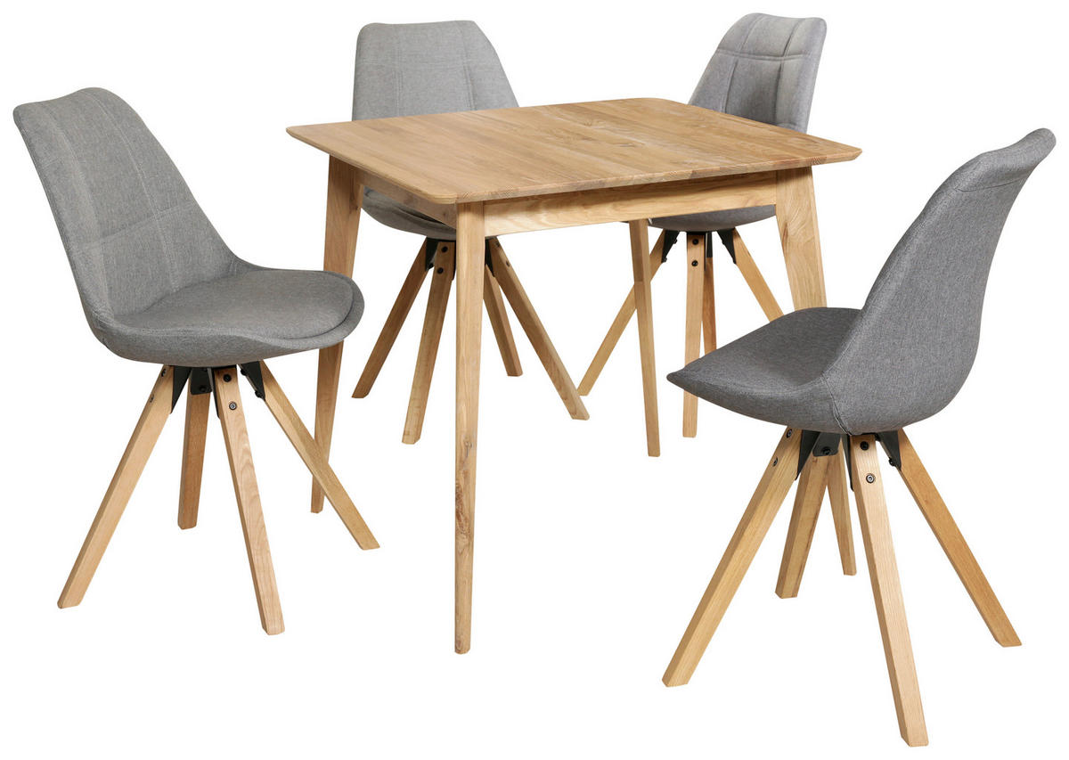 STOL ZA BLAGOVAONICU  boje hrasta  drvo      - boje hrasta, Design, drvo (80/80/76cm) - Carryhome