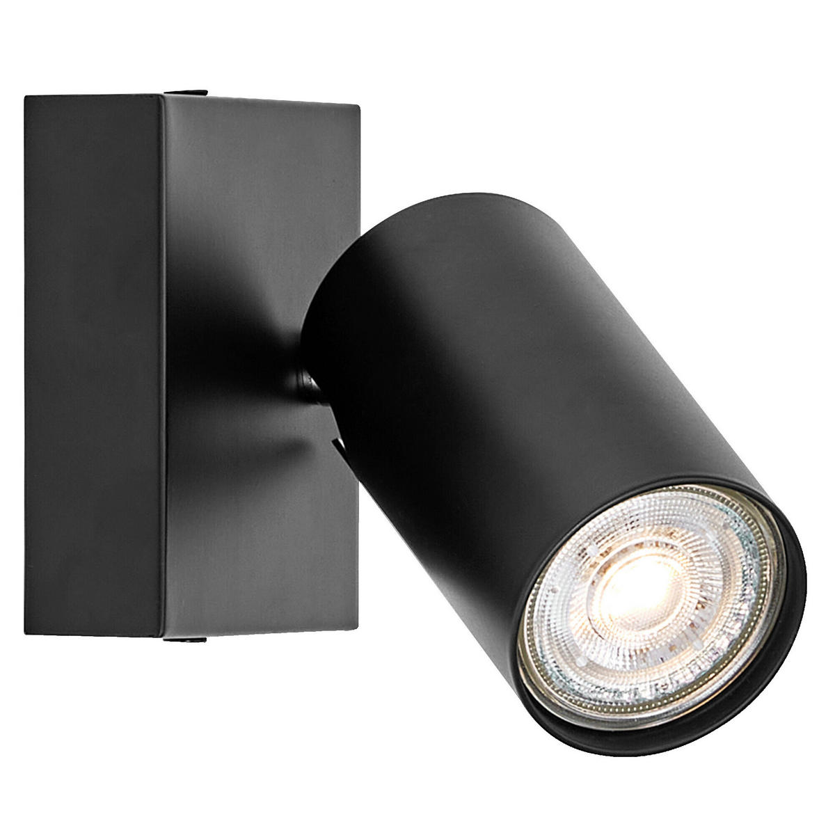 LED-STRAHLER 9/8,25/10,5 cm   - Schwarz, Basics, Metall (9/8,25/10,5cm) - Osram