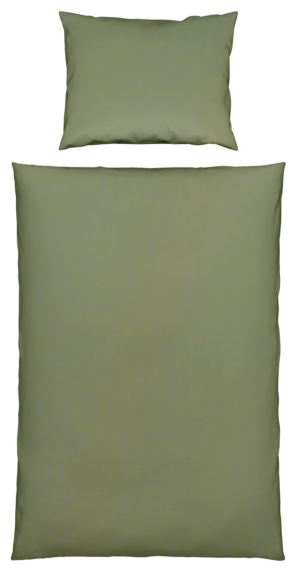 POVLEČENÍ, perkál, olivově zelená, 140/200 cm - olivově zelená, Basics, textil (140/200cm) - Bio:Vio