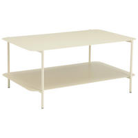 COUCHTISCH 90/58,4/40 cm rechteckig Kaschmir offenes Fach  - Kaschmir, Design, Metall (90/58,4/40cm) - Carryhome