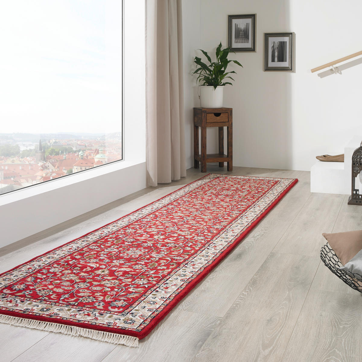 ORIENTTEPPICH 80/300 cm Isfahan Rot  - Rot, Lifestyle, Textil (80/300cm) - Cazaris